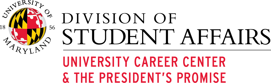 University Career Center & The President's Promise footer logo
