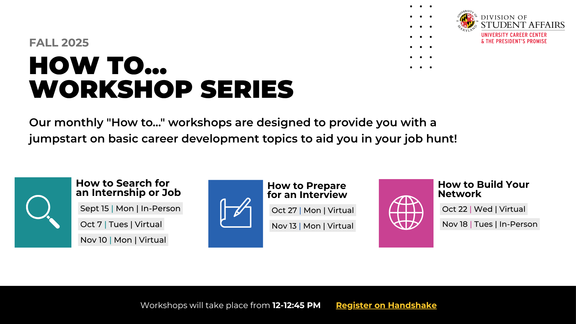 How to workshop series image