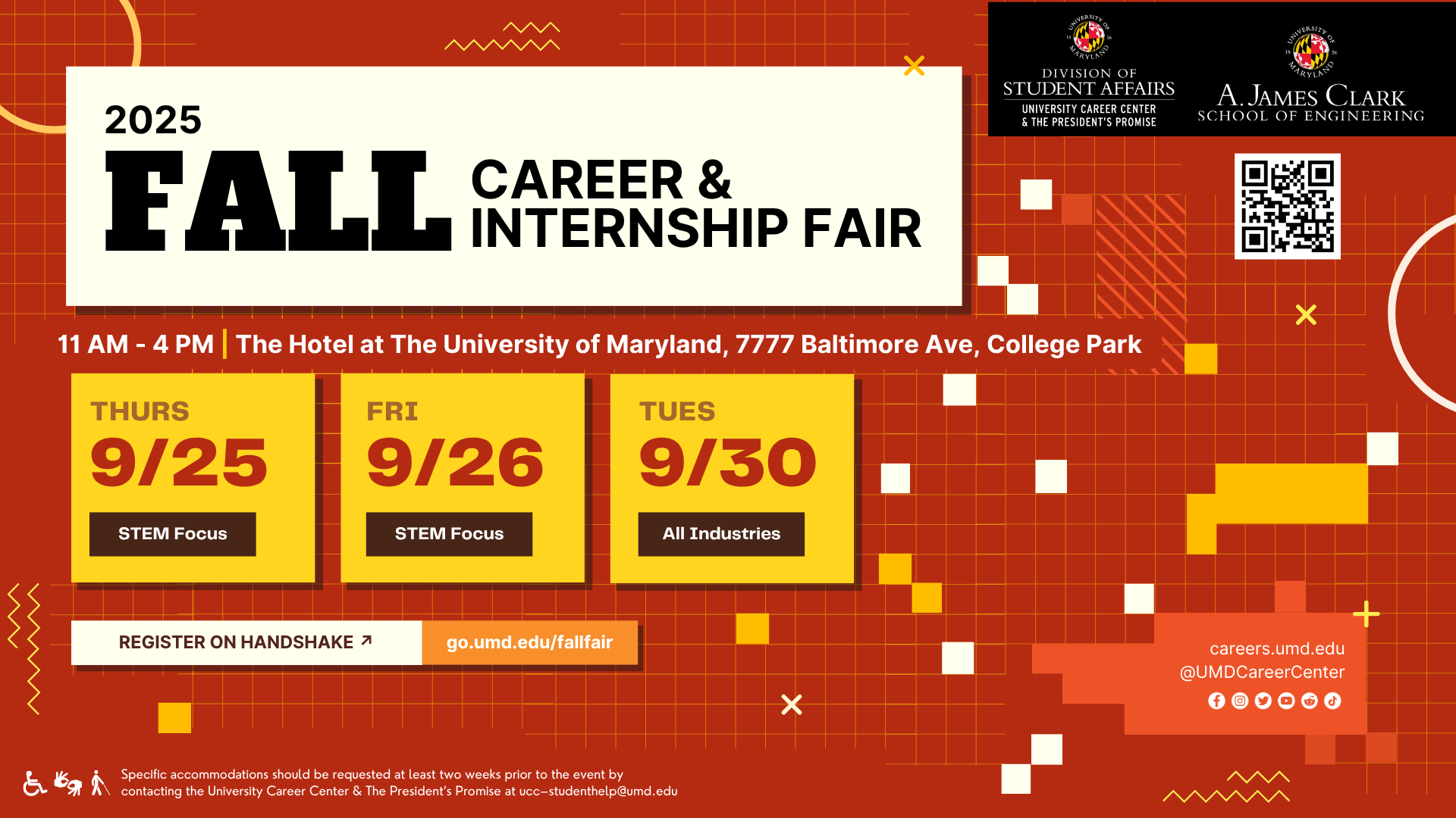 fall career & internship fair image