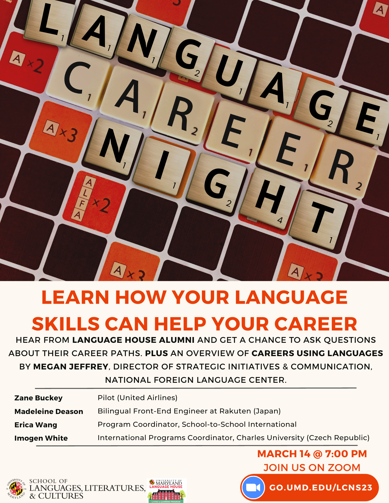 Graphic: Language Career Night