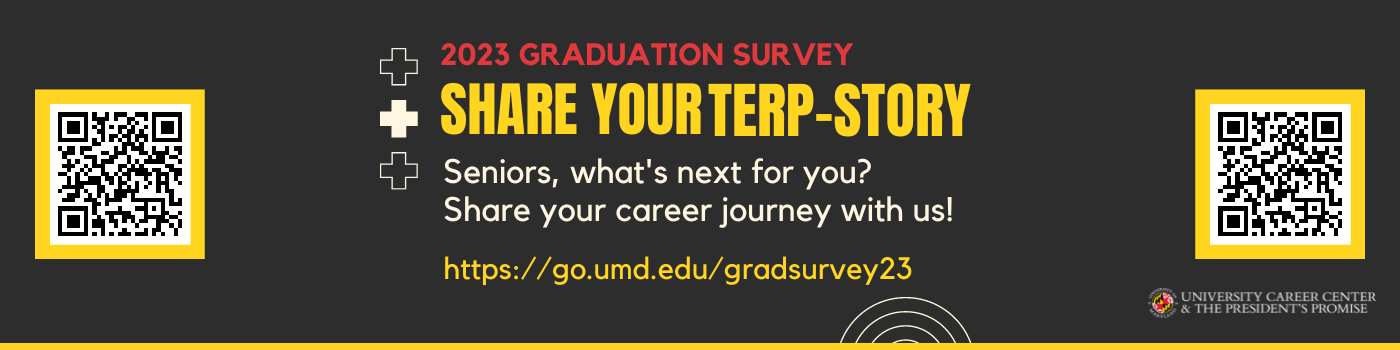 Promo for the Spring Graduation Survey for 2023