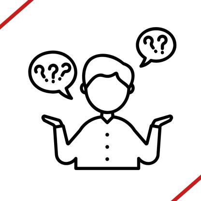 A man asking questions