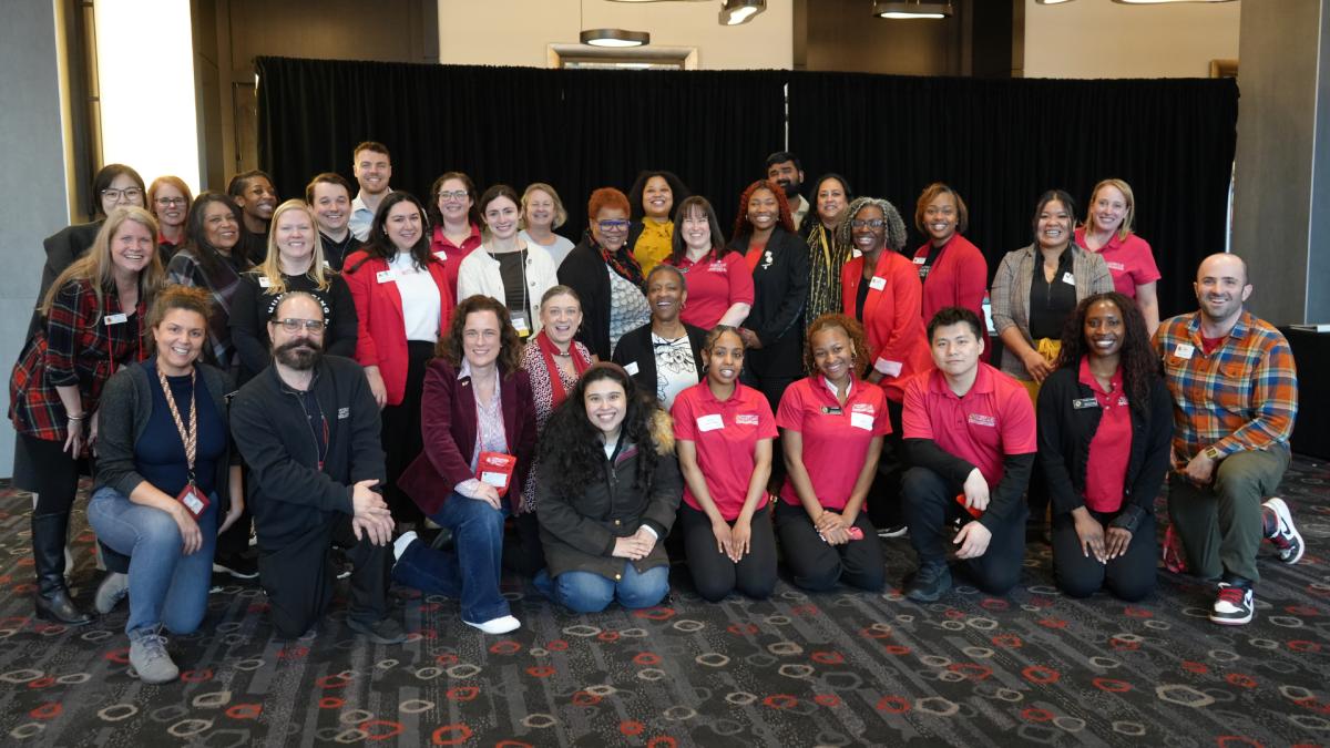 The University Career Center staff posing together.