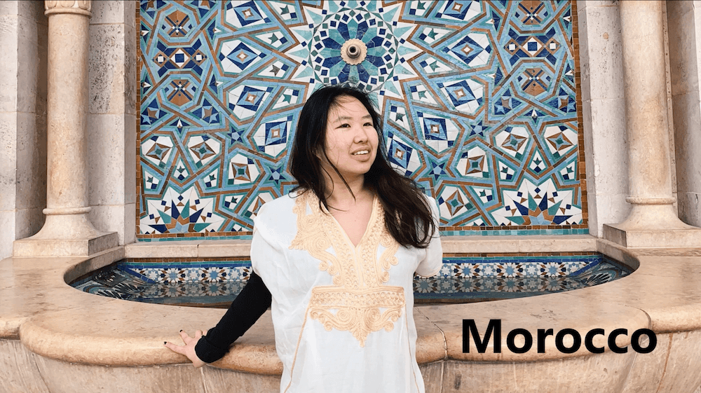 Student participating in International Experiences in Morocco