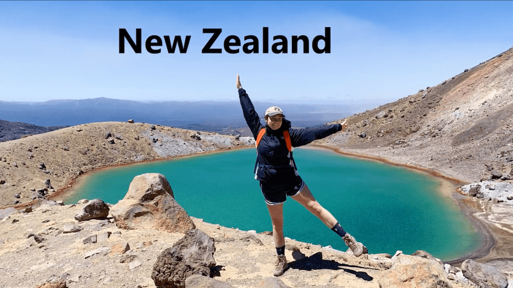 Student participating in International Experiences in New Zealand