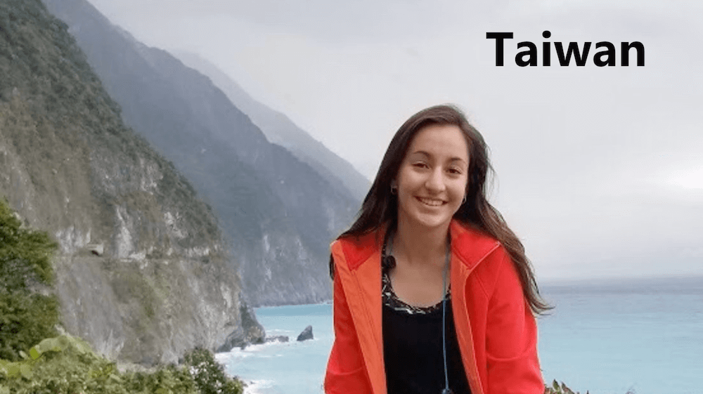 Student participating in International Experiences in Taiwan