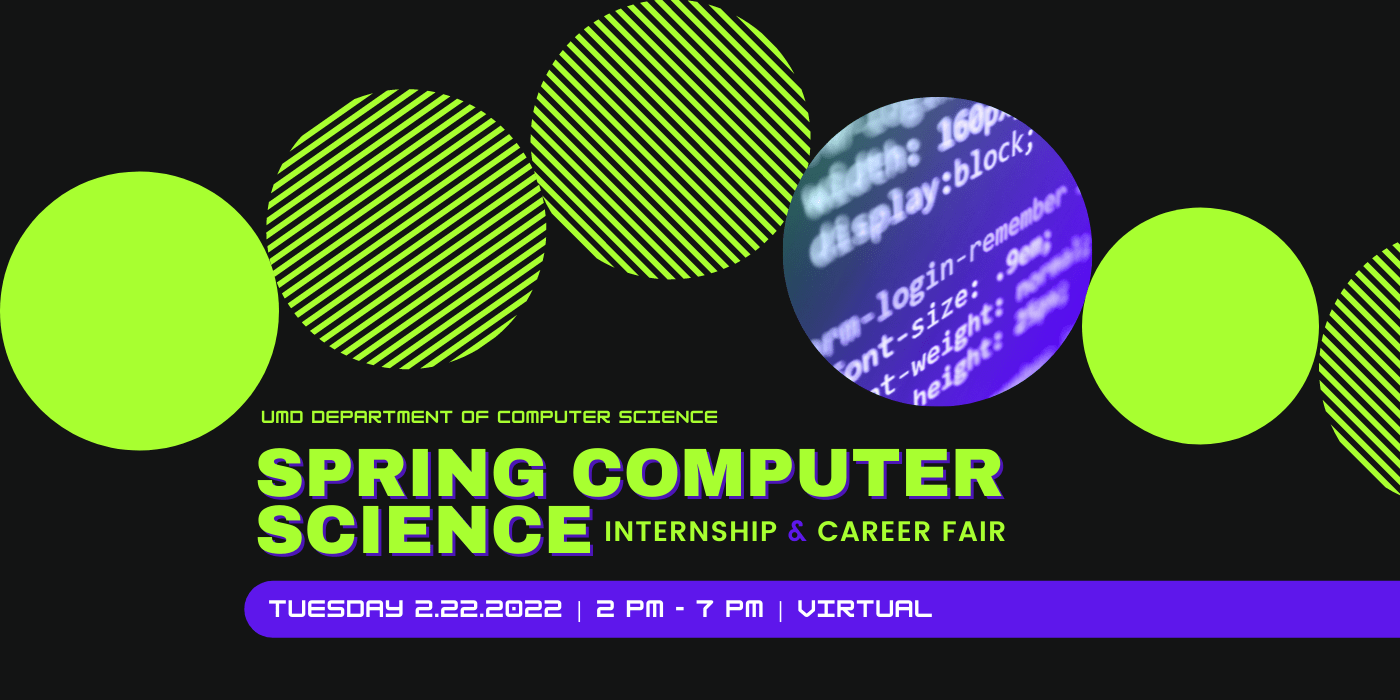 Computer Science Internship & Career Fair University Career Center