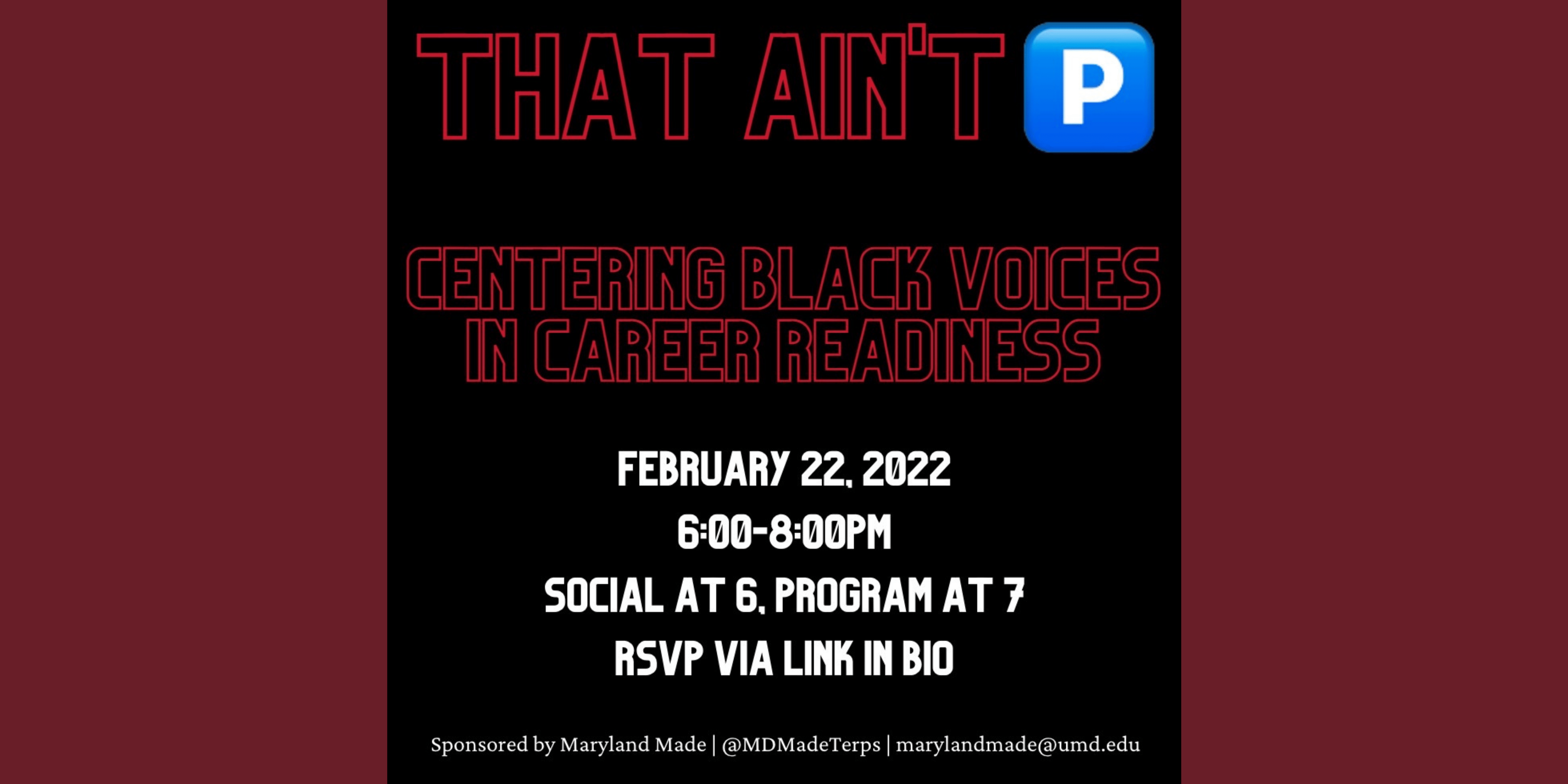 Thumbnail: That Ain't P - Centering Black Voices in Career Readiness
