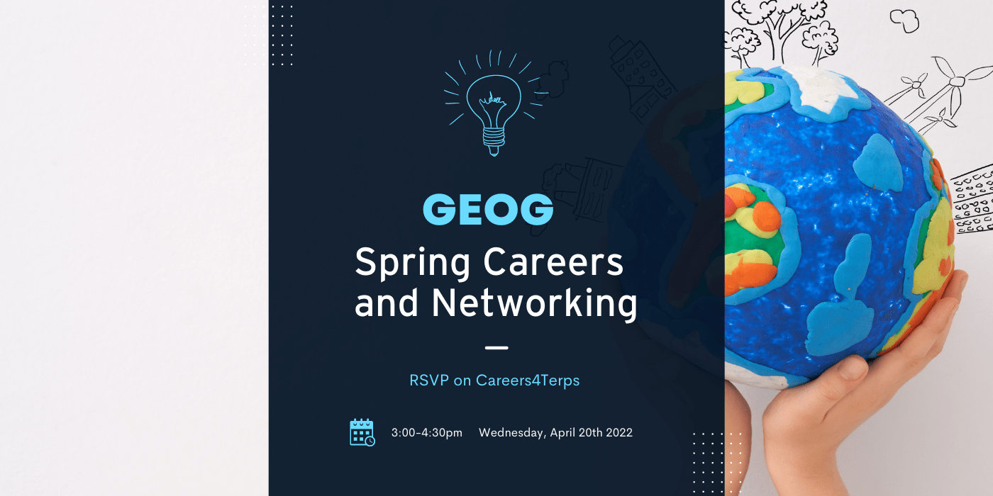 Thumbnail: GEOG Spring Careers & Networking Event