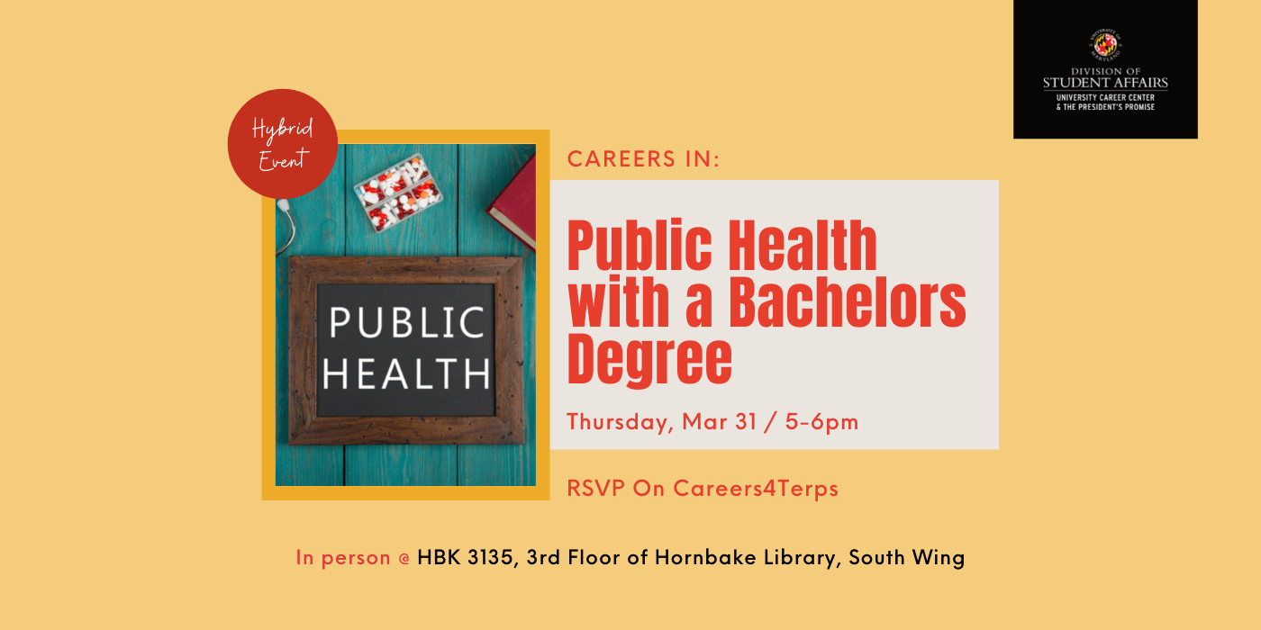 Thumbnail: Careers in Public Health with a Bachelors Degree