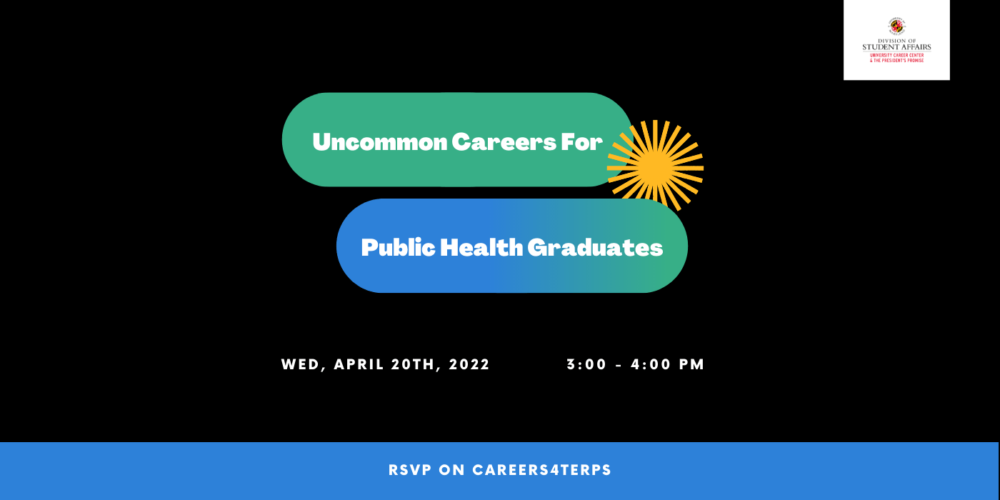 Thumbnail: Uncommon Careers for Public Health Graduates