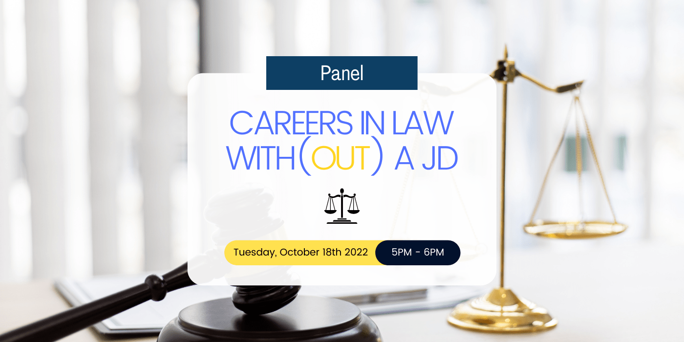 Graphic: Careers in Law With(Out) a JD 10.18.22