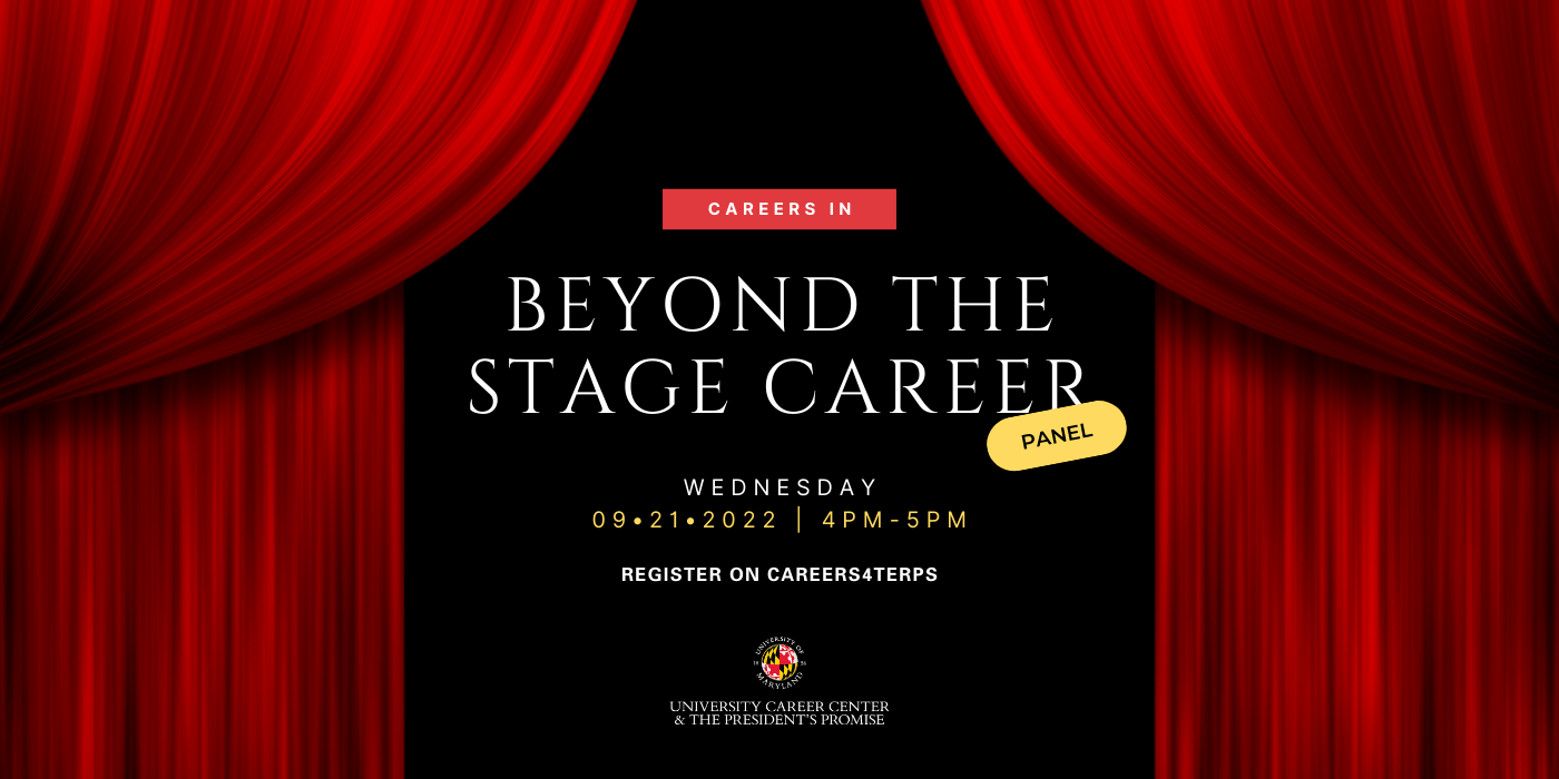 Careers in Beyond The Stage Career Panel