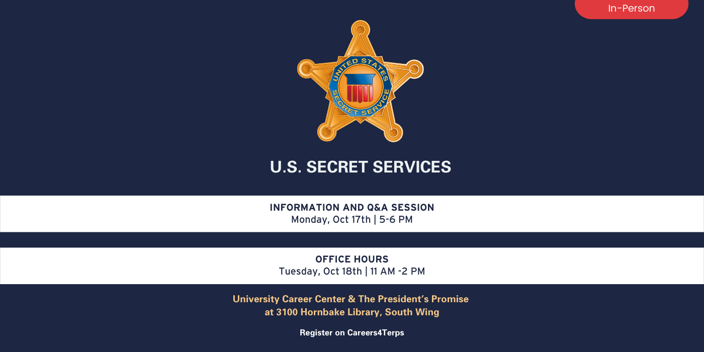 U.S. Secret Service Information & Q&A Session University Career