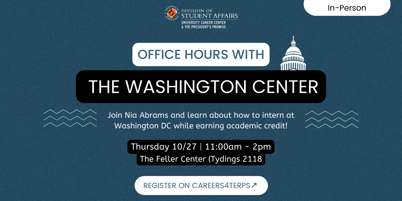 Graphic: Office Hours with the Washington Center