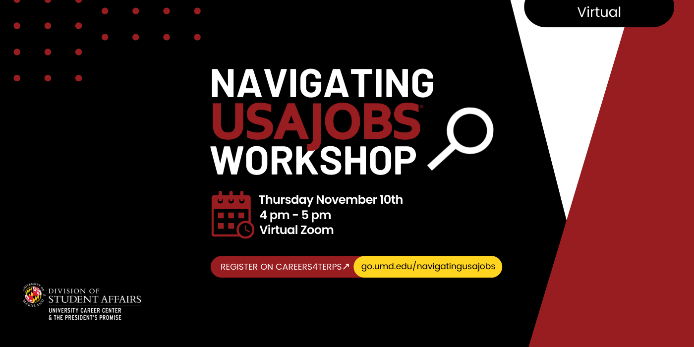 Graphic: Navigating USAJOBS Workshop
