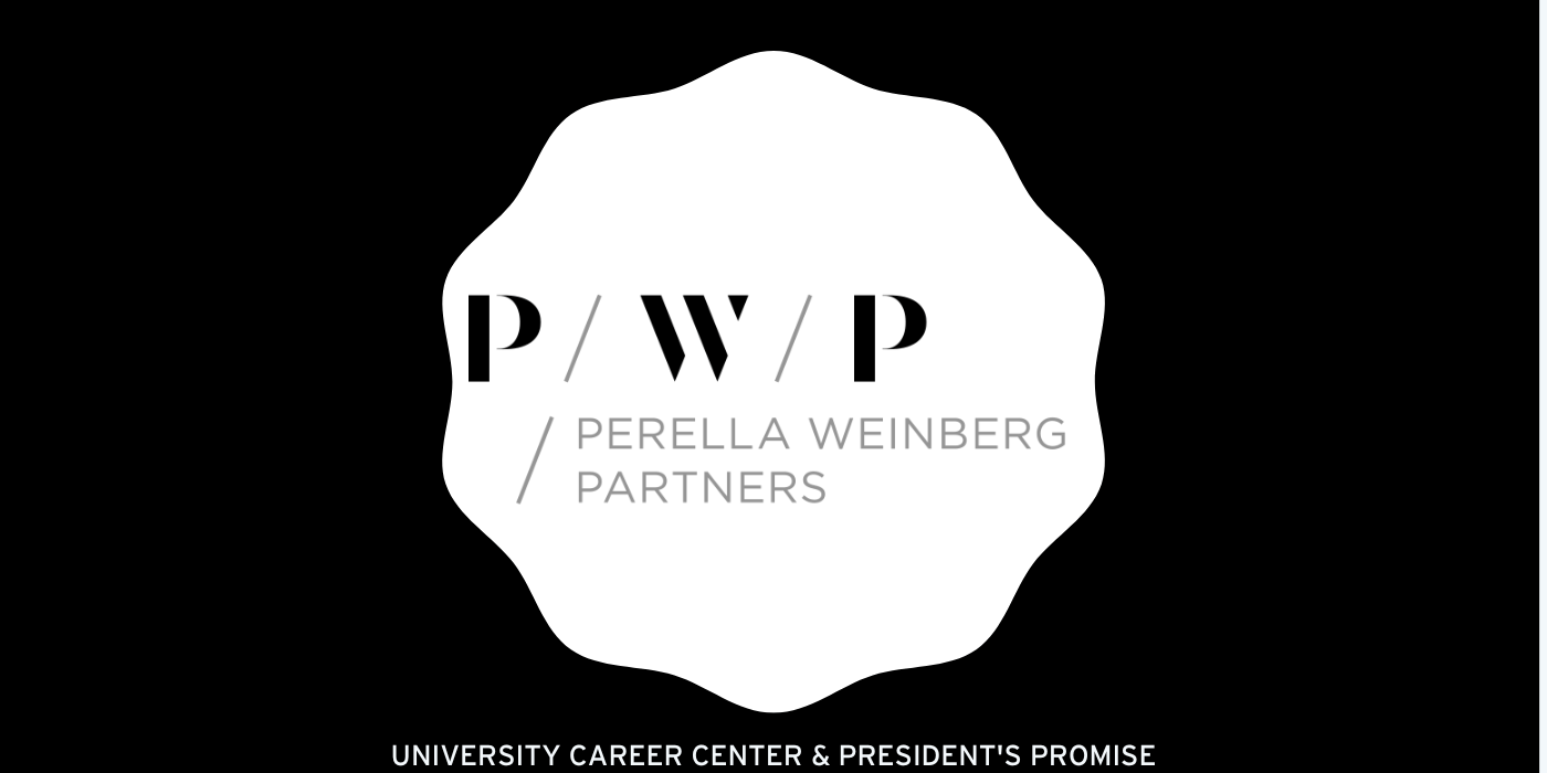 PWP logo in white scalloped circle in black rectangular box