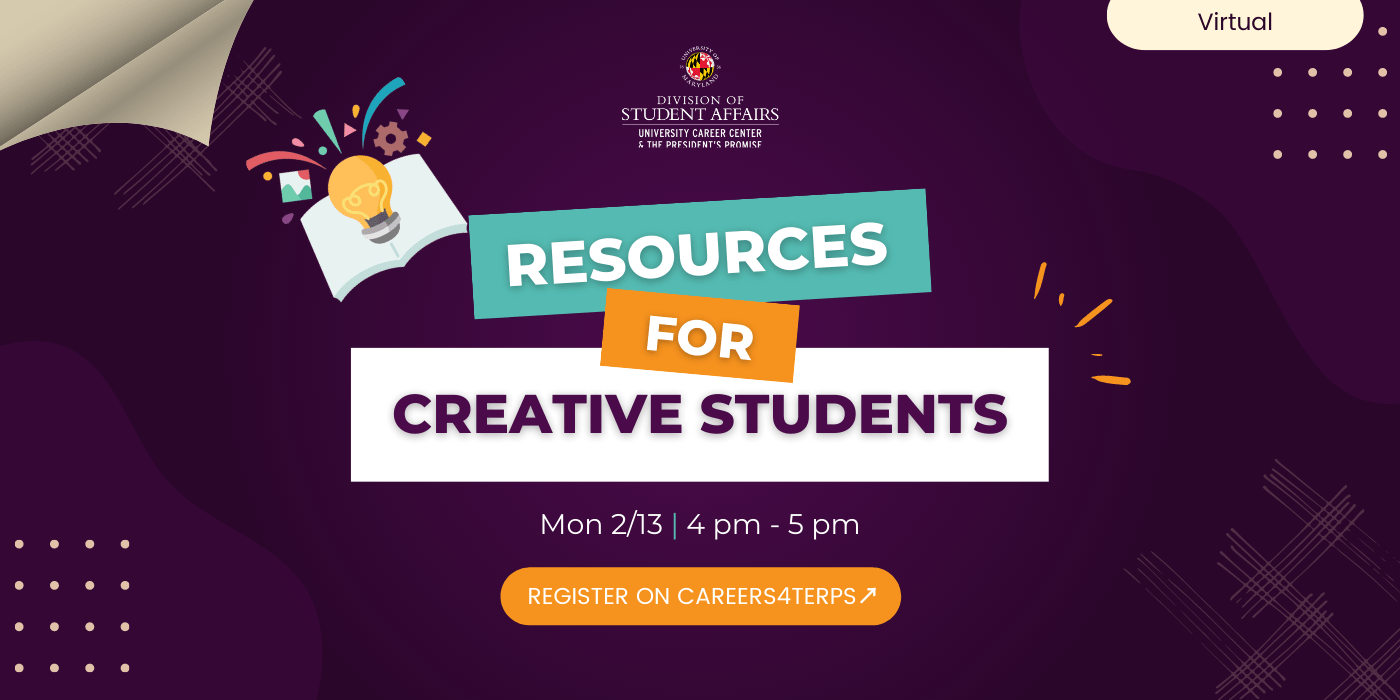 Graphic: Resources for Creative Students 2/13/23