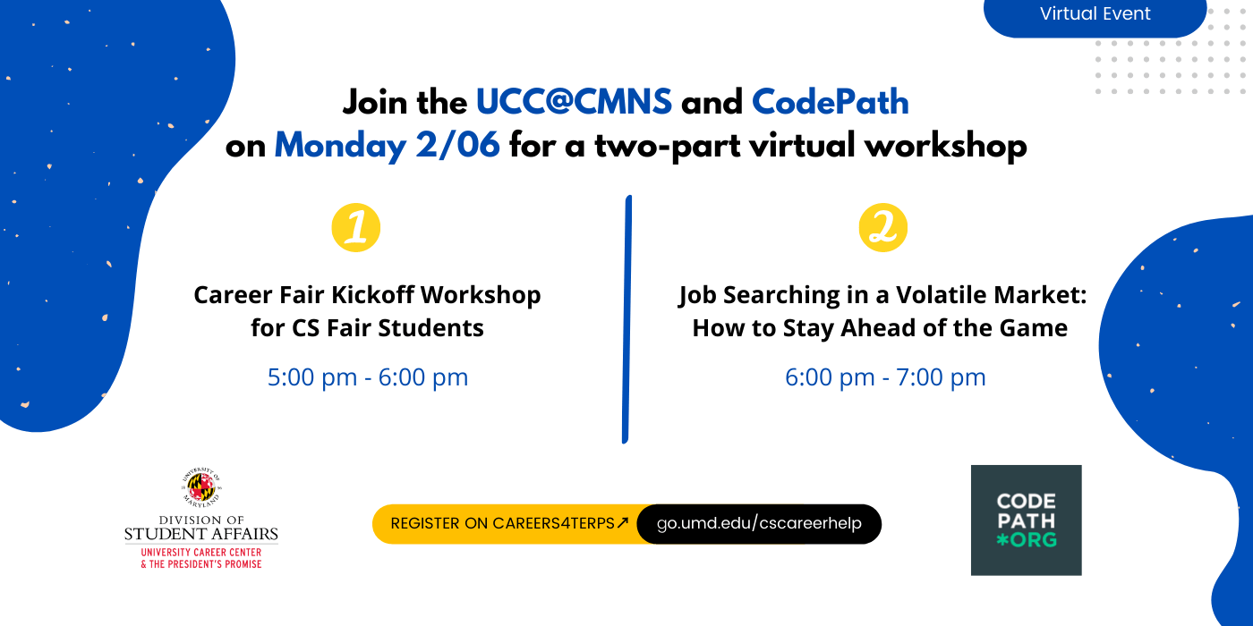Graphic: Career Fair Kickoff for CS Students