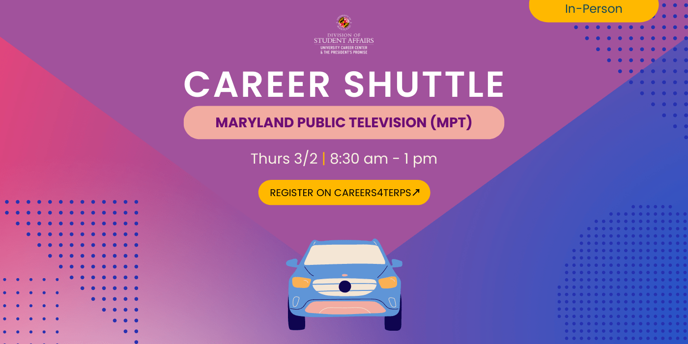 Graphic: Career Shuttle - Maryland Public TV 3.2.23