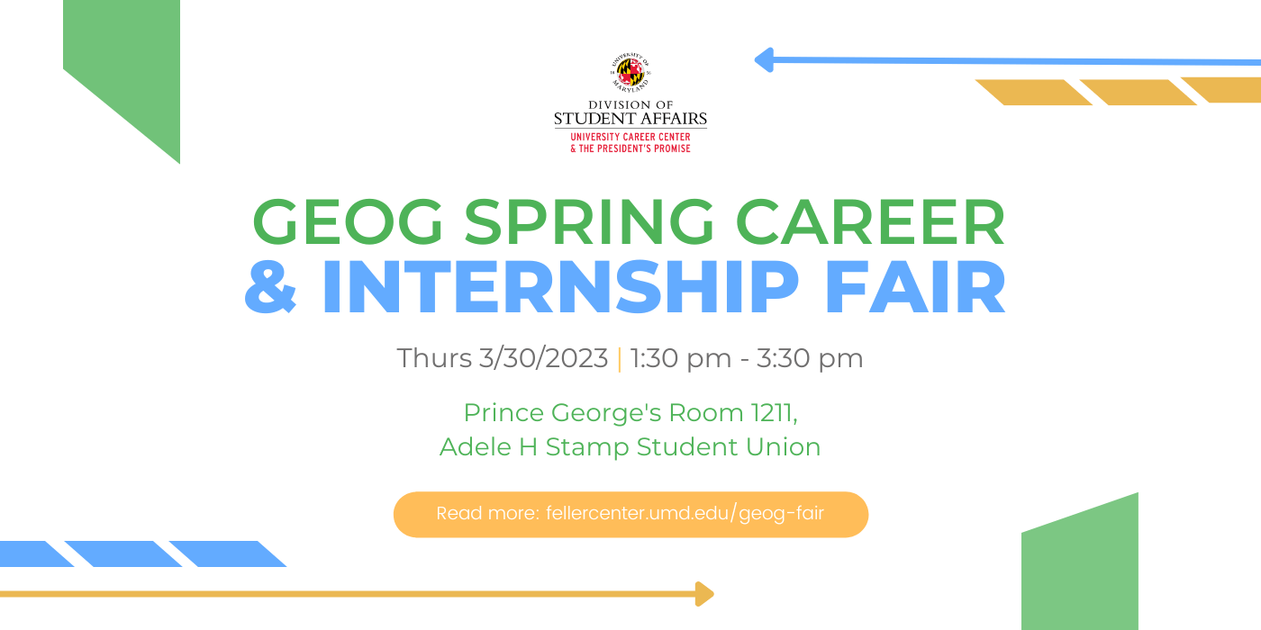 GEOG Spring Career & Internship Fair