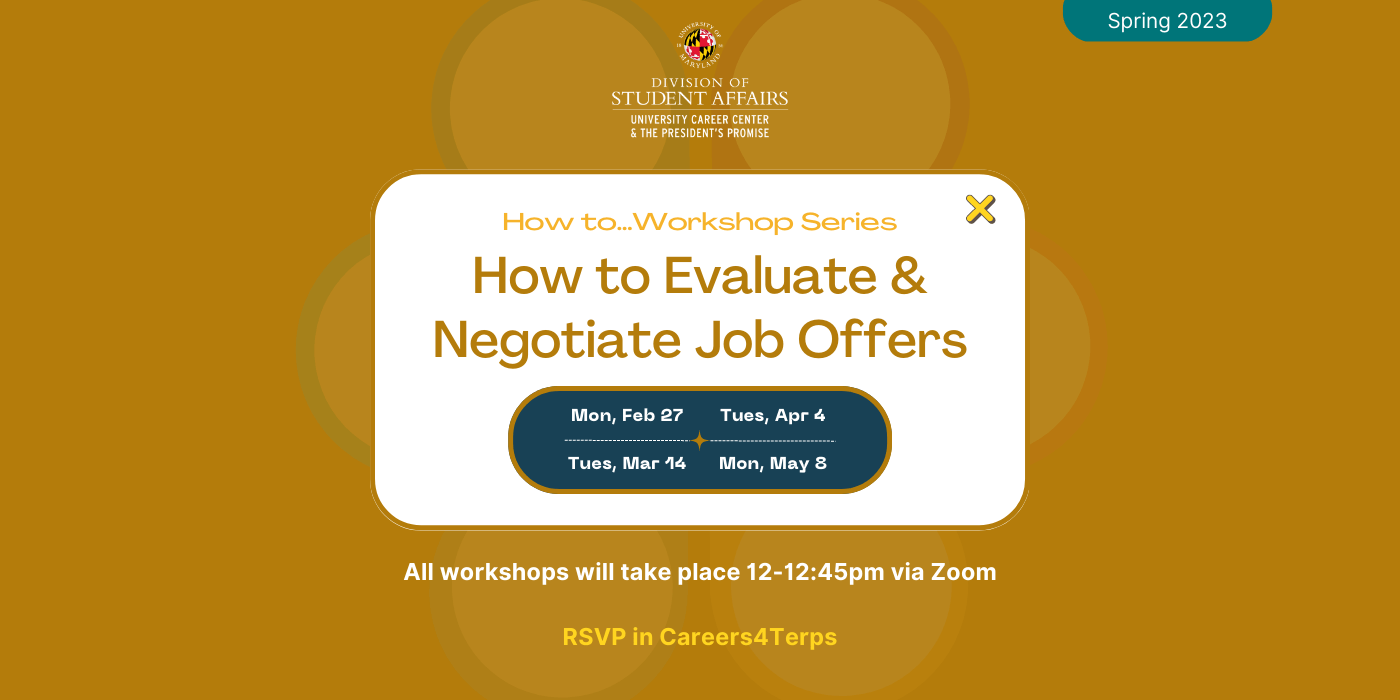 How to Evaluate & Negotiate Job Offers Workshop