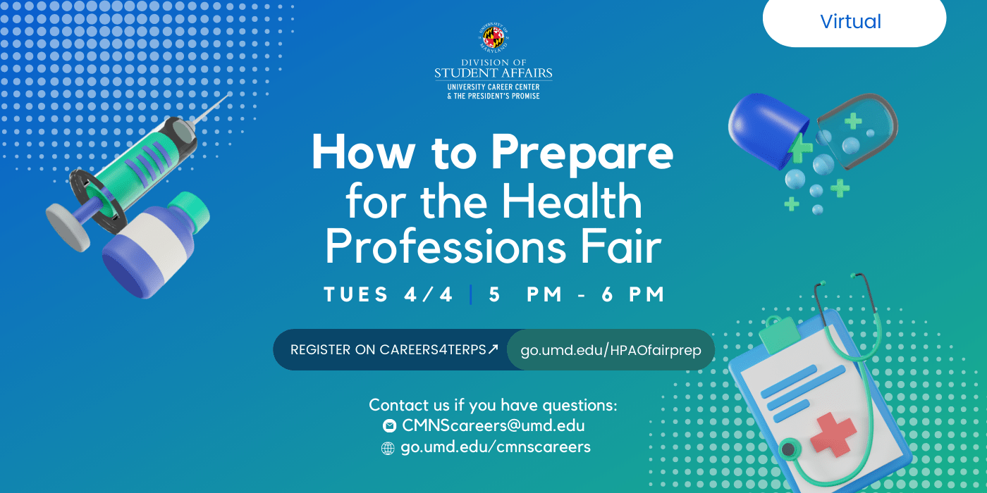 How to Prepare for the Health Professions Fair