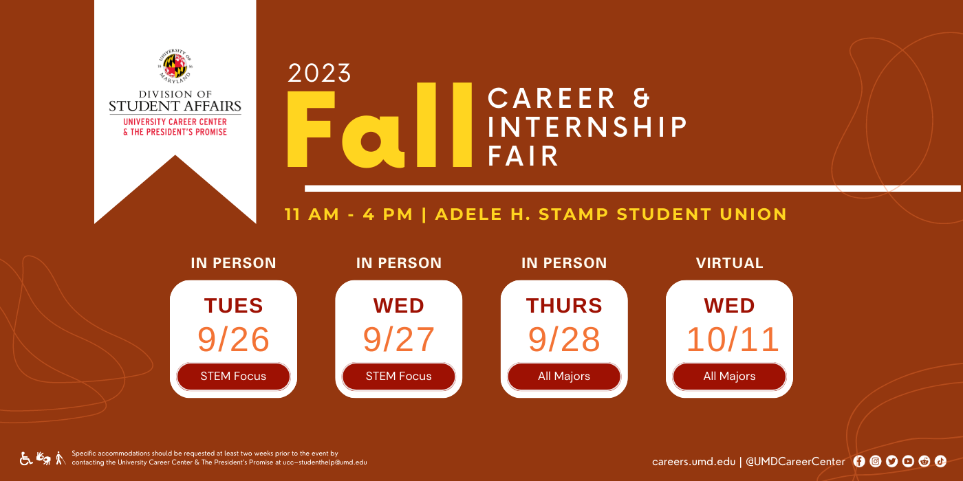 Thumbnail: 2023 Fall Career & Internship Fair