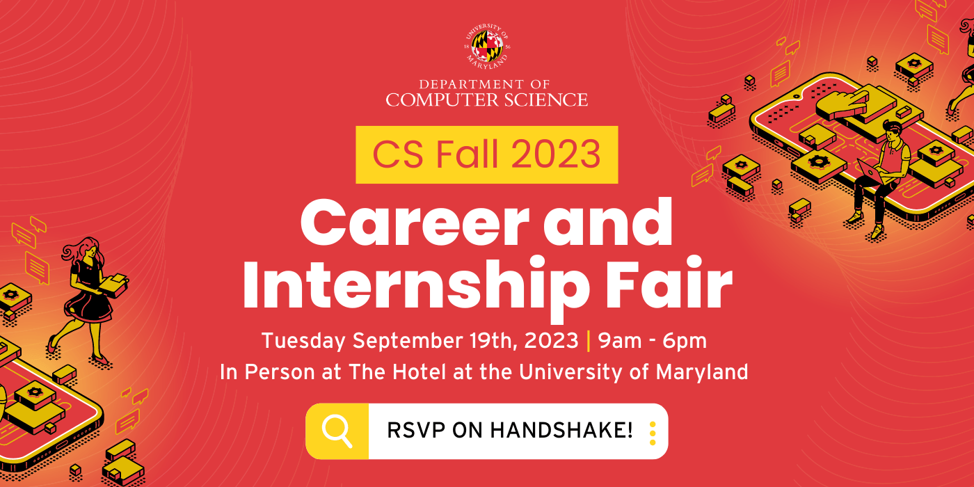 a promotional image for the Computer Science Career and Internship Fair