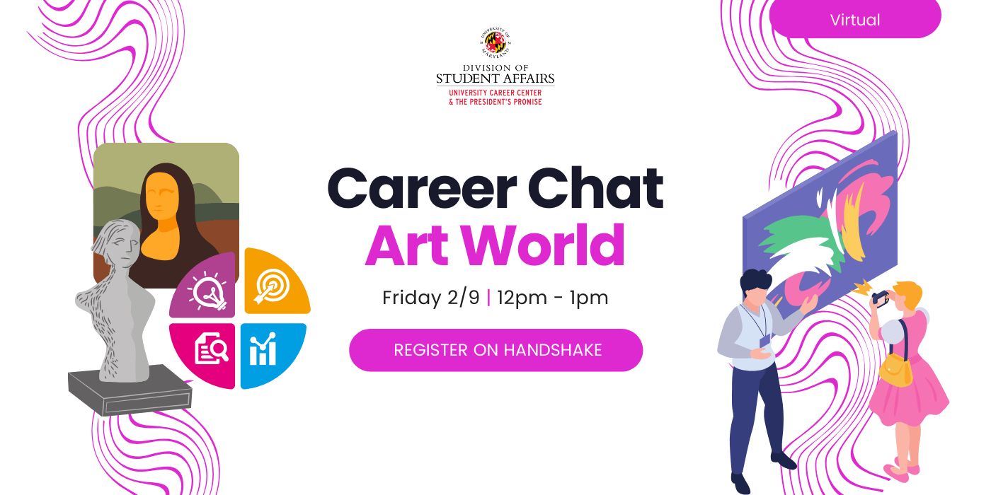 Career Chat Art World promotion.