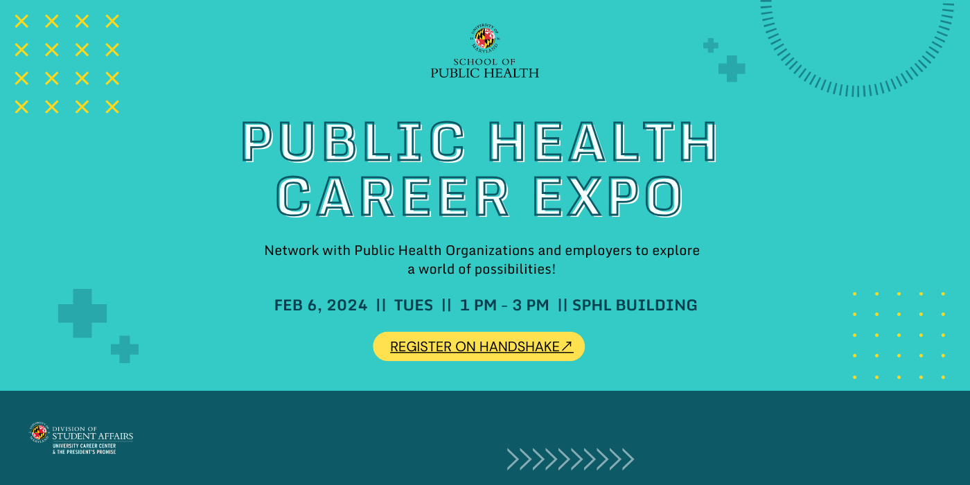 Public Health Career Expo promo.
