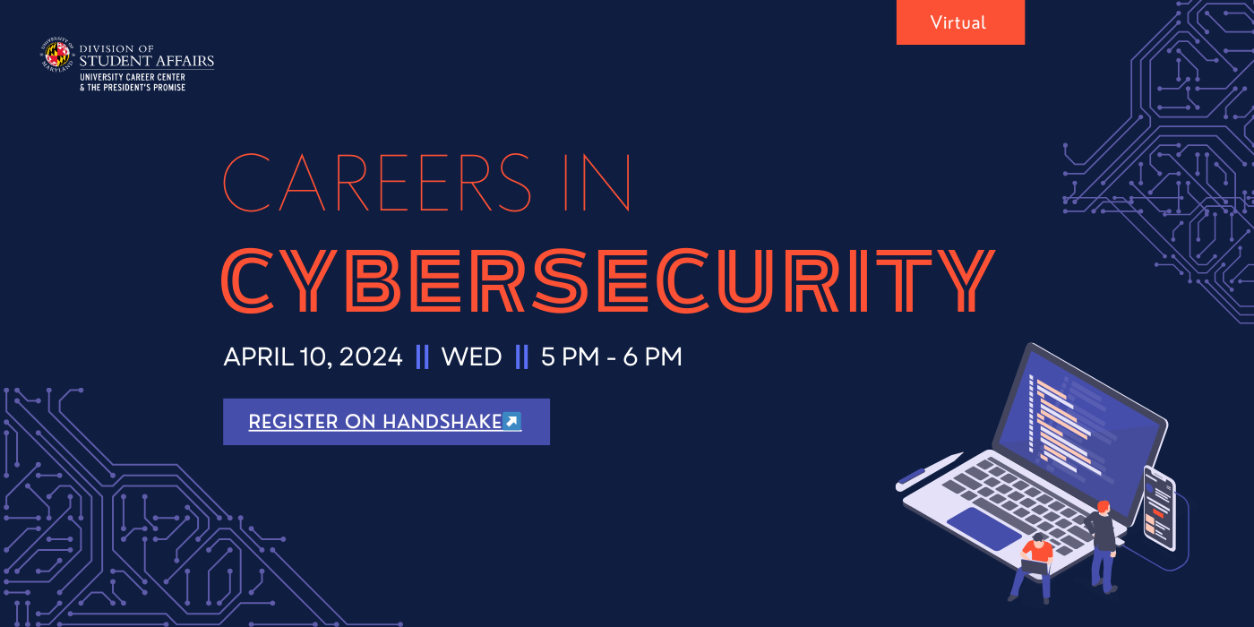 Careers in Cybersecurity promotional image.