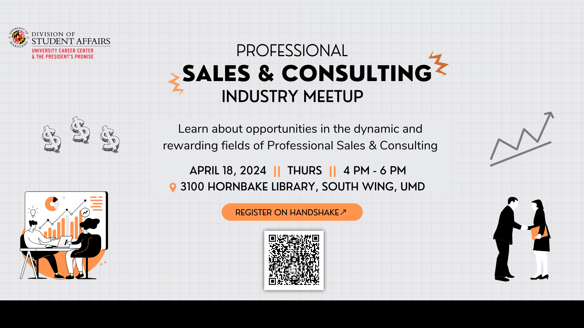 promotional image for the professional sales and consulting meet up.