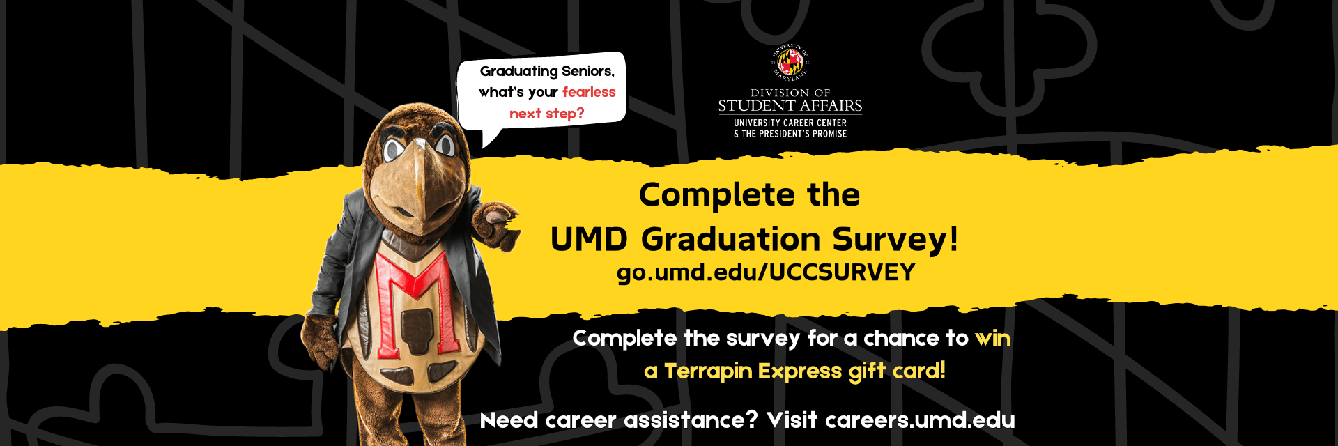 Promotional material for the 2024 Graduation Survey.