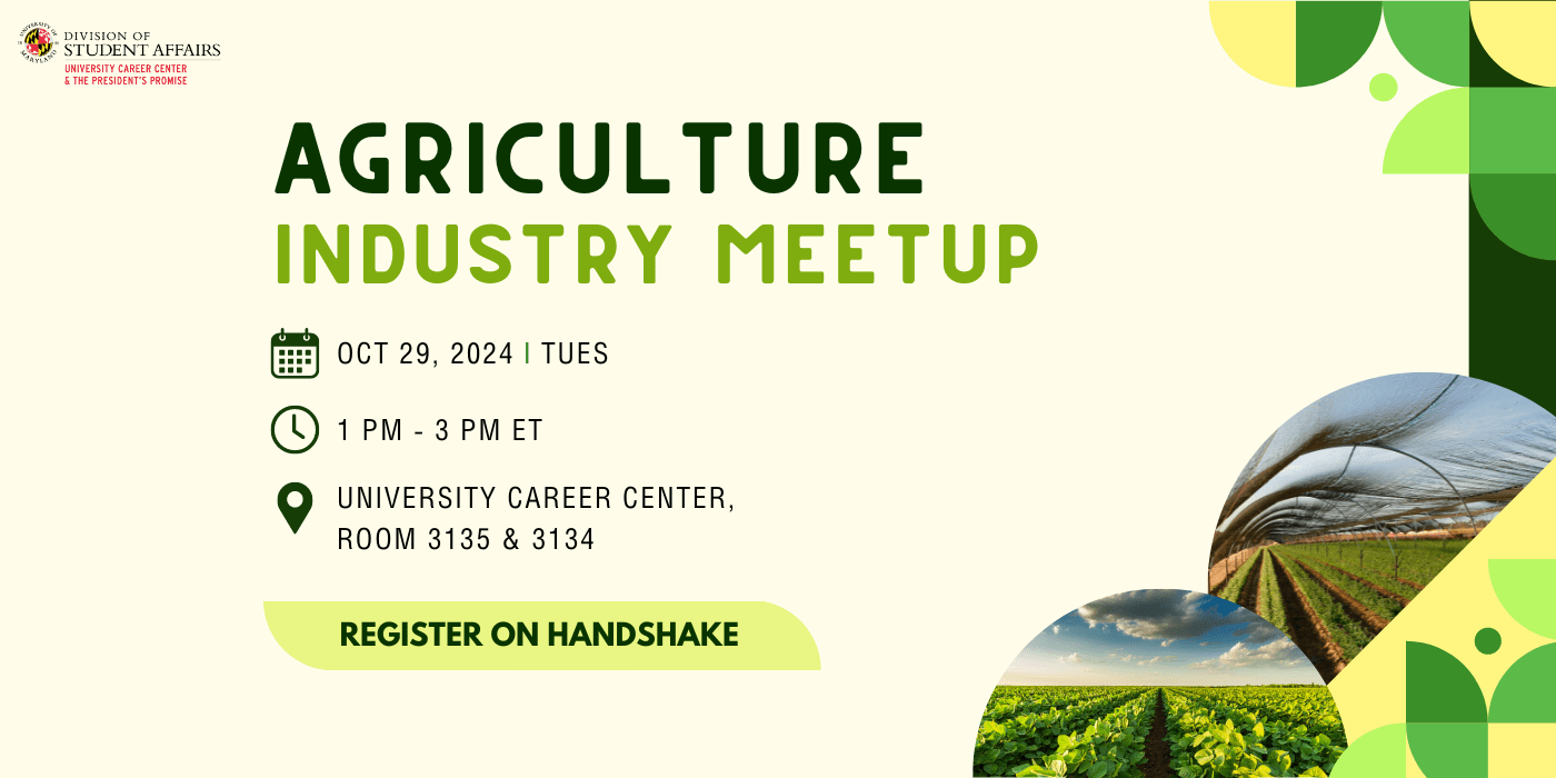 Agriculture Industry Meetup promotion.