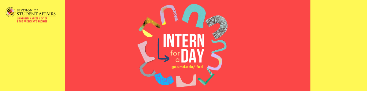 intern for a day banner