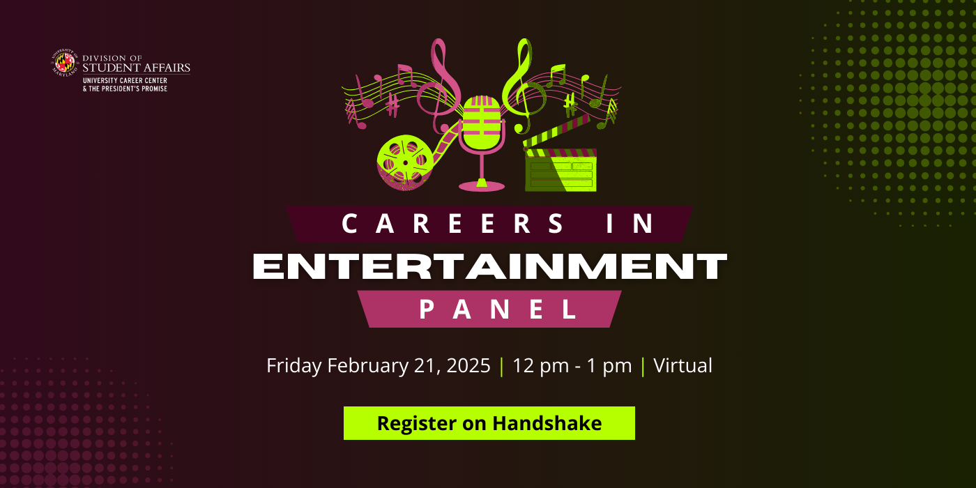 Careers in Entertainment Panel Image