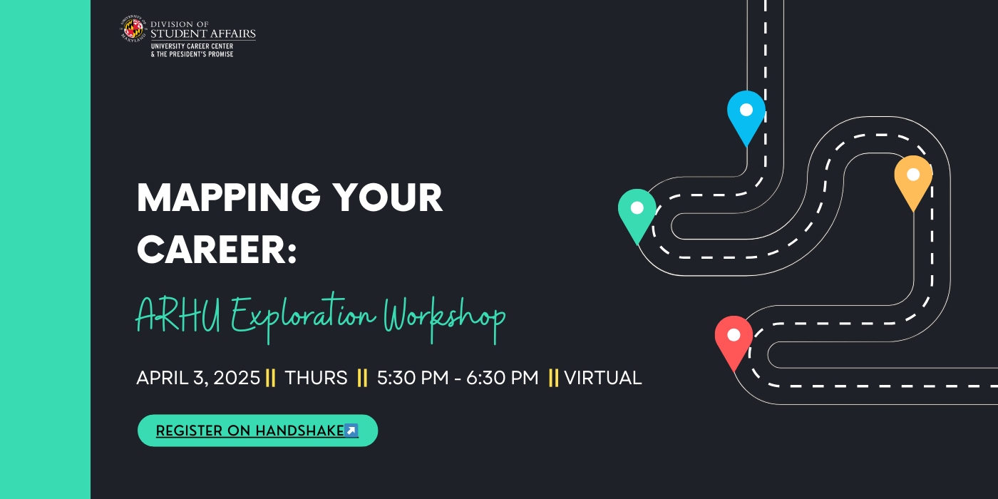 Mapping Your Career: ARHU Exploration Workshop Image