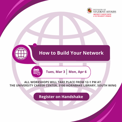 how to build your network workshop series