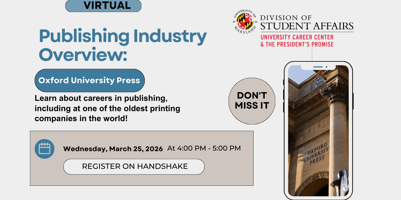 A promotional infographic for the publishing industry overview: Oxford University Press workshop.