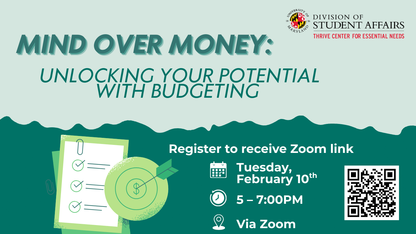 Mind over money: unlocking your potential with budgeting flyer