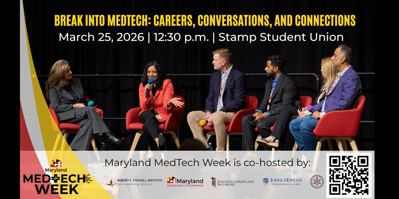 Promotional infographic for the MedTech Week workshop.