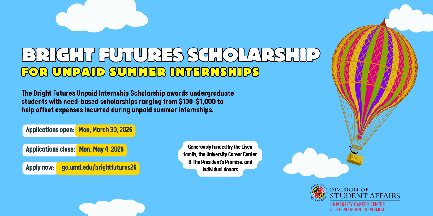 Bright Futures Unpaid Internship Scholarship