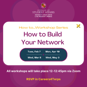 Graphic: How to Build Your Network Workshop