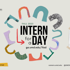 A promotional image for Intern for a Day. 