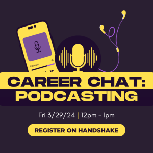 Career Chat: Podcasting Promotion.