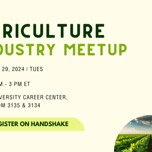 Agriculture Industry Meetup promotion.