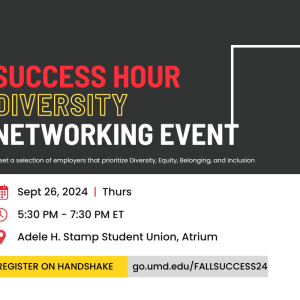 SUCCESS HOUR Diversity Networking event.