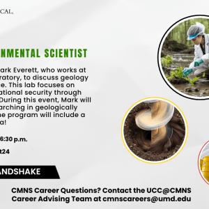 Career Chat Geologist and Evironmental Scientist promotion.