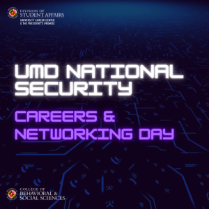 UMD National Security Careers & Networking Day logo